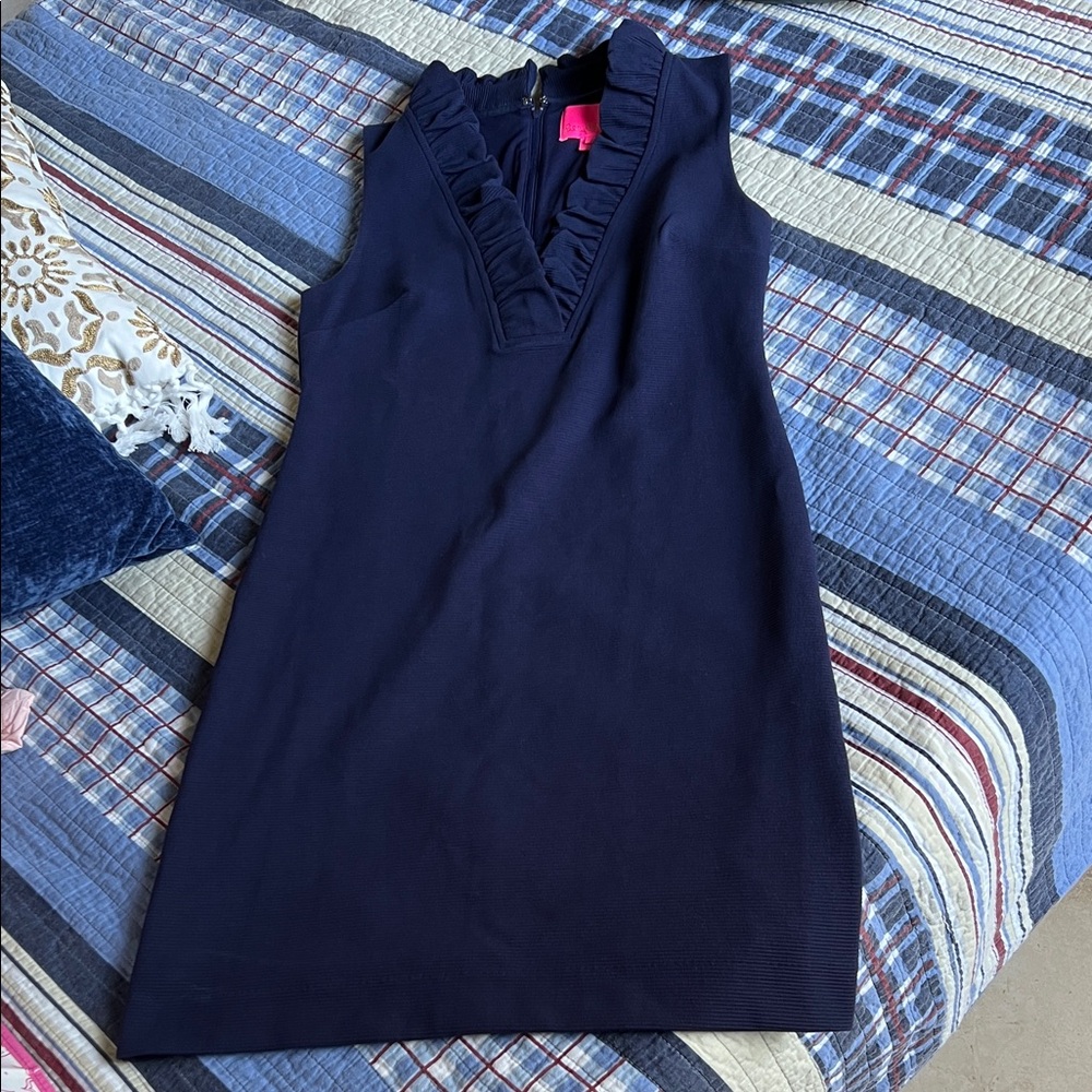 Lilly Pulitzer Navy Sleeveless Dress